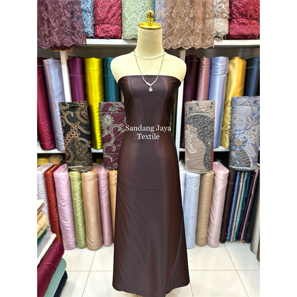 Bahan Yamaha Premium Silk Original Grade A / Bahan Polosan Seragam Keluarga / Bahan Polosan Seragam 