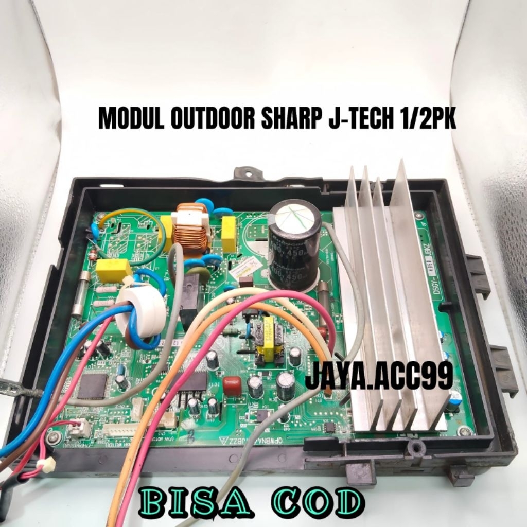 MODUL PCB OUTDOOR AC SHARP J-TECH INVERTER 1/2PK ORIGINAL