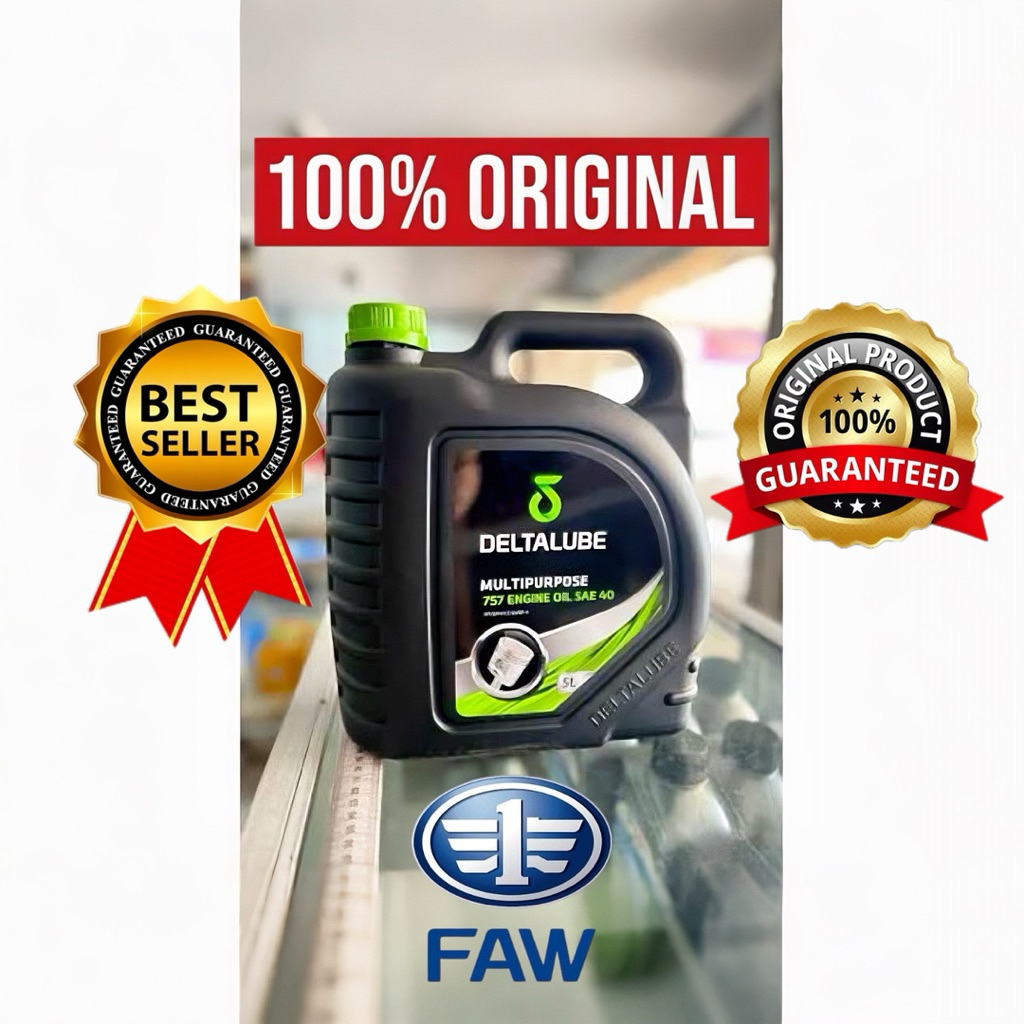 Oli Mesin Deltalube 757 Multipurpose Sae 40 - 5L Mobil Diesel & Bensin
