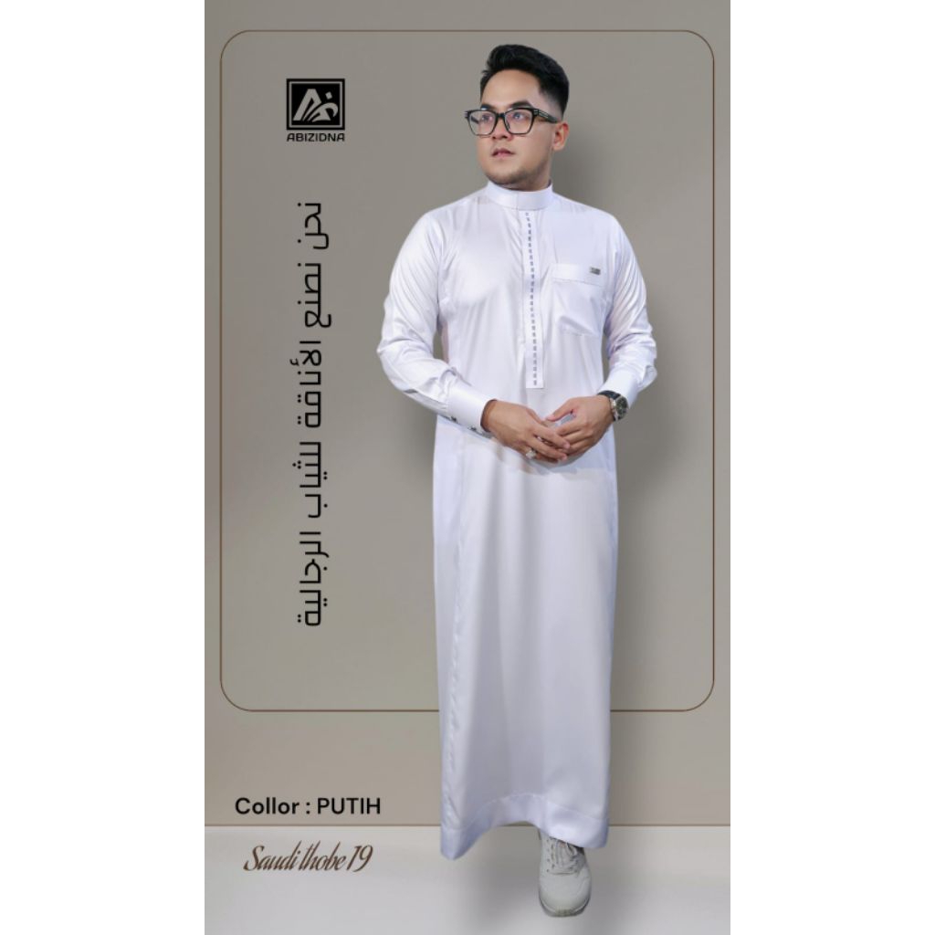 GAMIS SAUDI ABI ZIDNA THOBE 19 ORIGINAL/GAMIS ABI ZIDNA