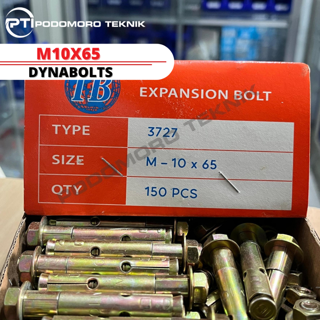 Dynabolt M10 x 65 Tipe 3727 Kuning ( 6.5 CM ) Dynabolt M10*65 (6,5 CM)