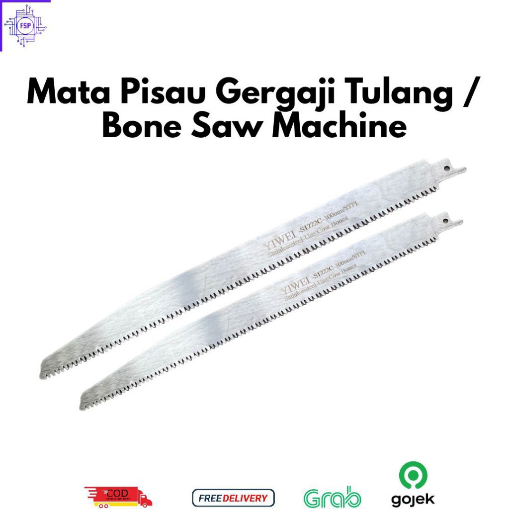 Mata Pisau Gergaji Tulang / Bone Saw Blade Mesin Pemotong Daging & Tulang
