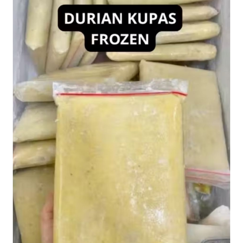 BUAH DURIAN FROZEN / FULL DAGING DURIAN FROZEN 1 KG