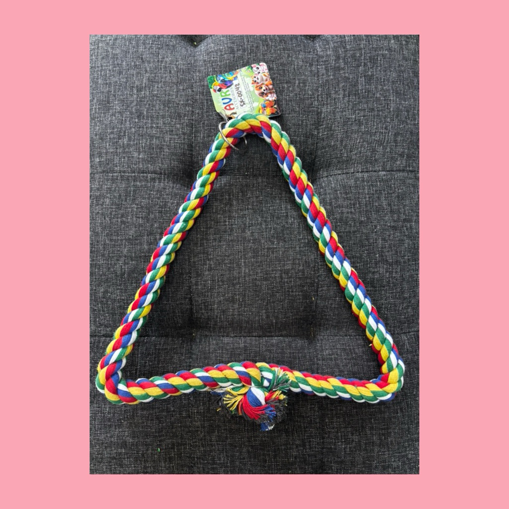 Parrot Toys Mainan Parrot Tali Burung Kakatua Macaw Falk Conure