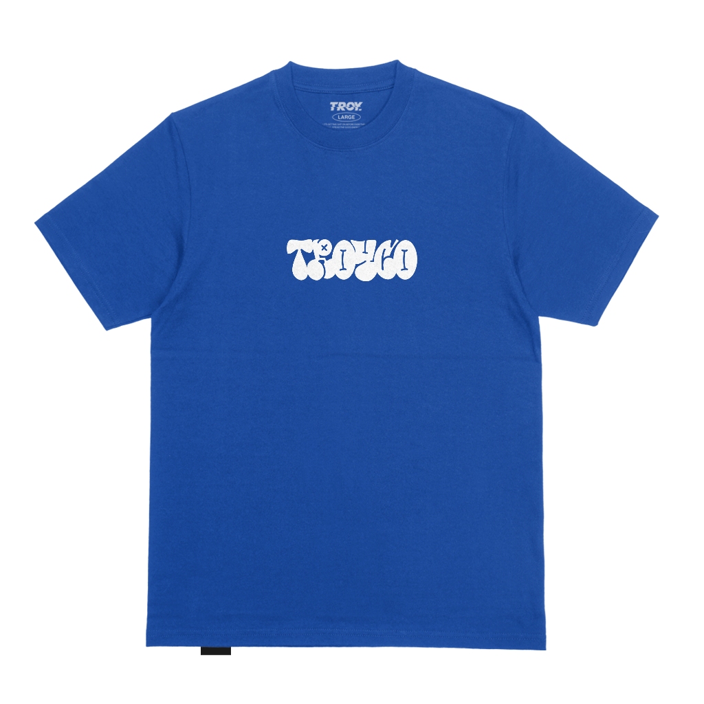Troy Company Tshirt Benhur Ballon - Kaos Lengan Pendek Kaos Biru Benhur MTD 3537