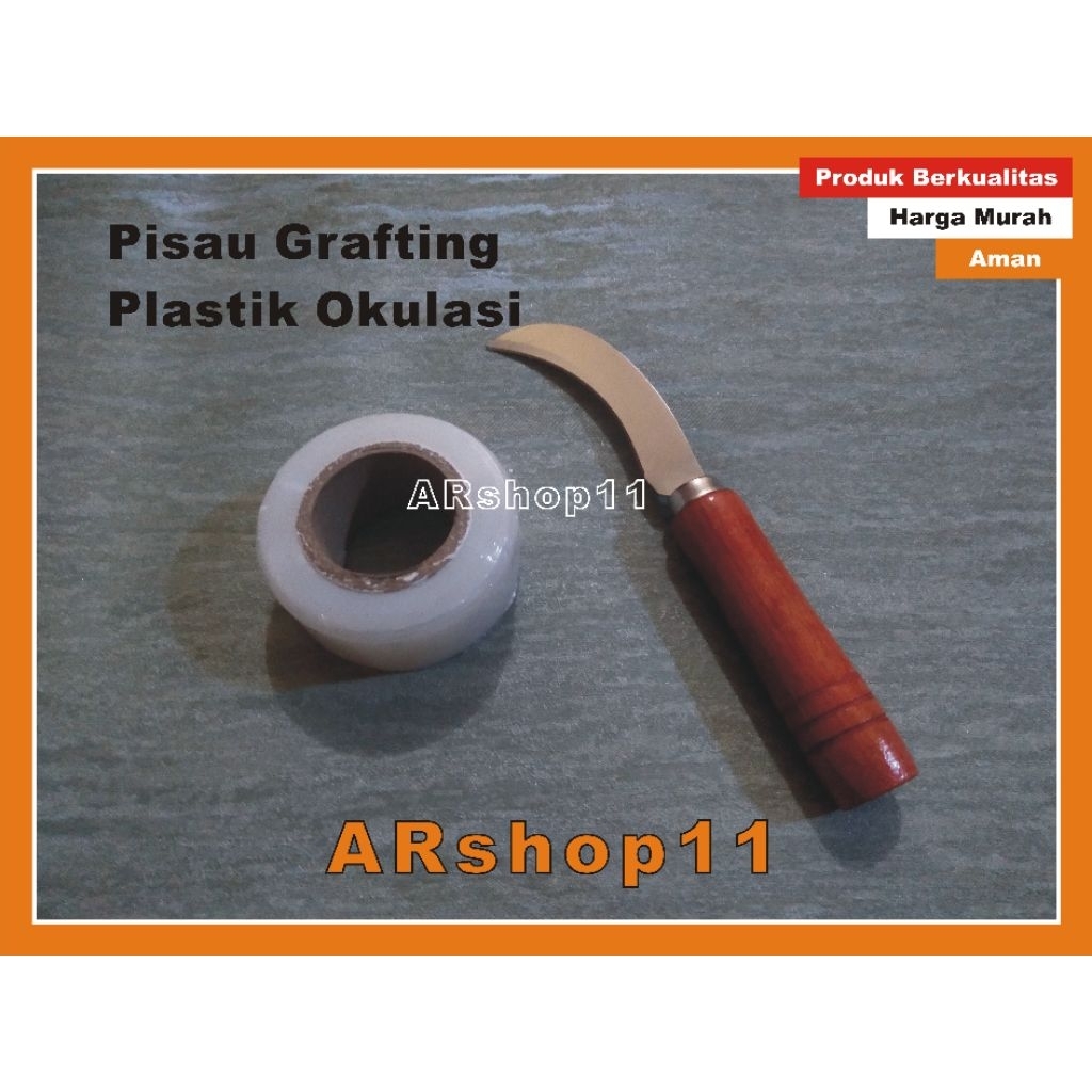 Pisau Okulasi , Pisau Cangkok , Pisau Stek + Plastik Okulasi
