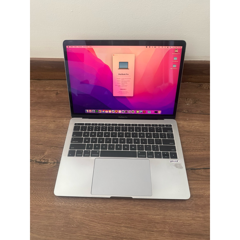 MACBOOK PRO 2017 NO TOUCHBAR - Intel Core i5 Second