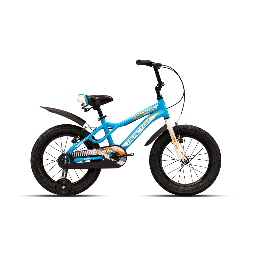 Sepeda Anak BMX 16” Reactor Spitfire by Wimcycle | Frame Steel, Dengan Fender & Roda Bantu