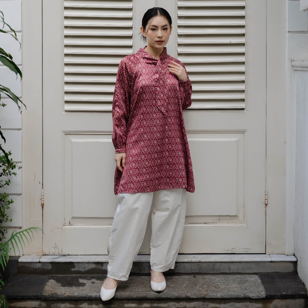 Beatrice Clothing Medan Alaya Dress - Dress Tunik Motif
