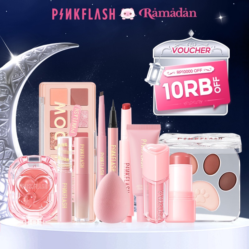 PINKFLASH OhMyColor 1st Anniversary Makeup Beauty Sets The Hottest makeup Set Full Face Makeup Set