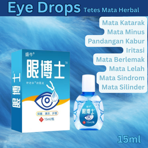 ORIGINAL Eye Drops Tetes Mata Jepang Untuk Glaukoma,Mata Kering,dan Katarak