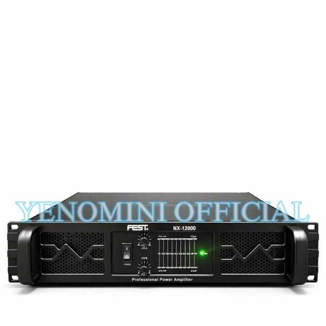 Power Amplifier Fest NX 12000 Original Amplifier FEST NX-12000 Class H Nx12000 Bagus ( Bisa COD )