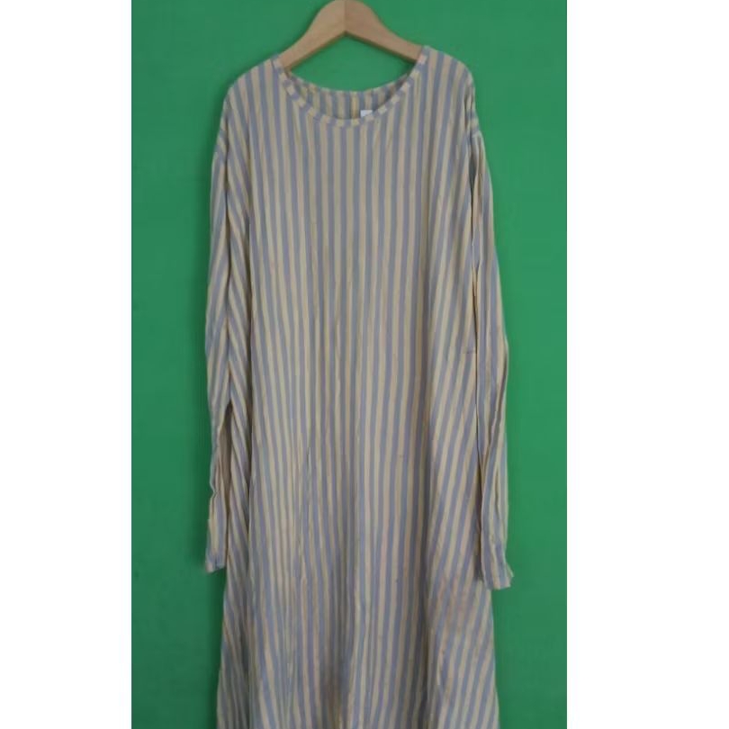 tunik motif garis garis preloved