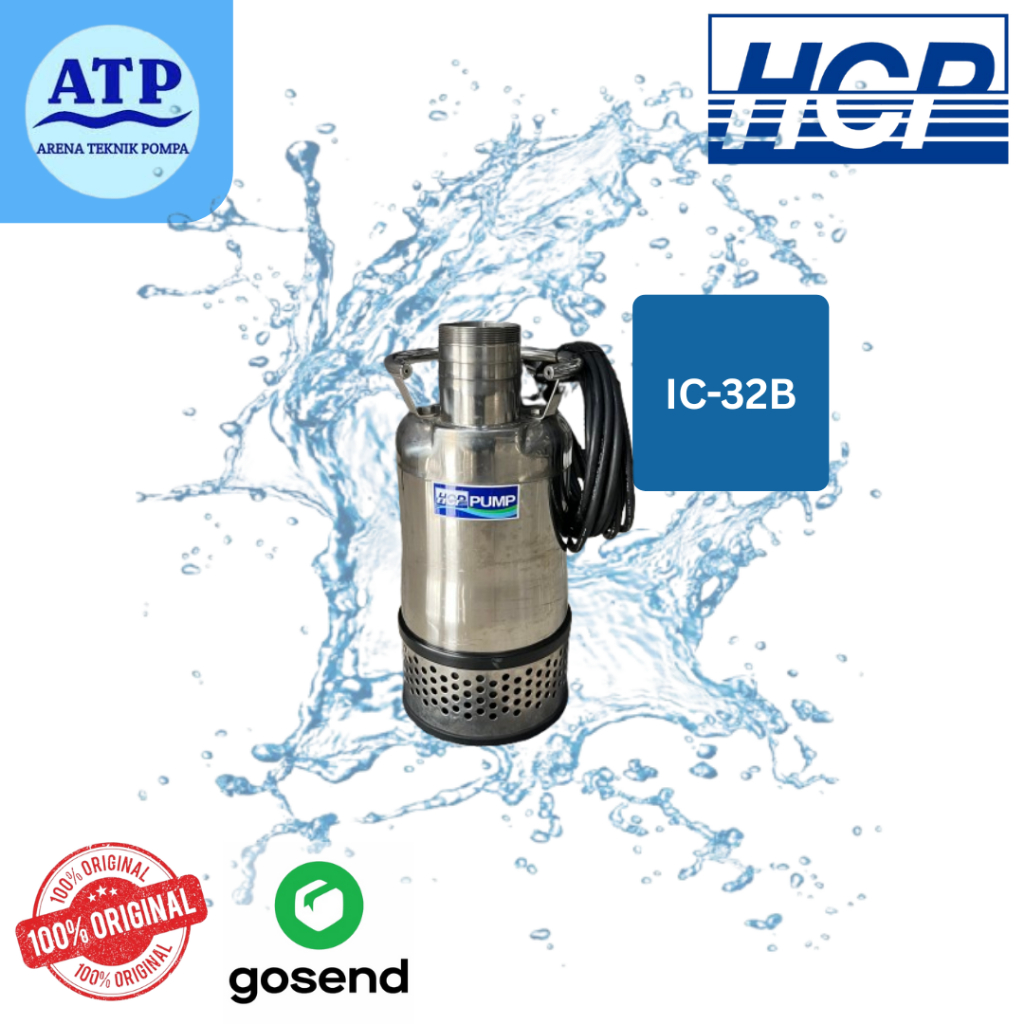 HCP IC 32 B Pompa Celup Air Kotor Pompa Submersible - 3Phase