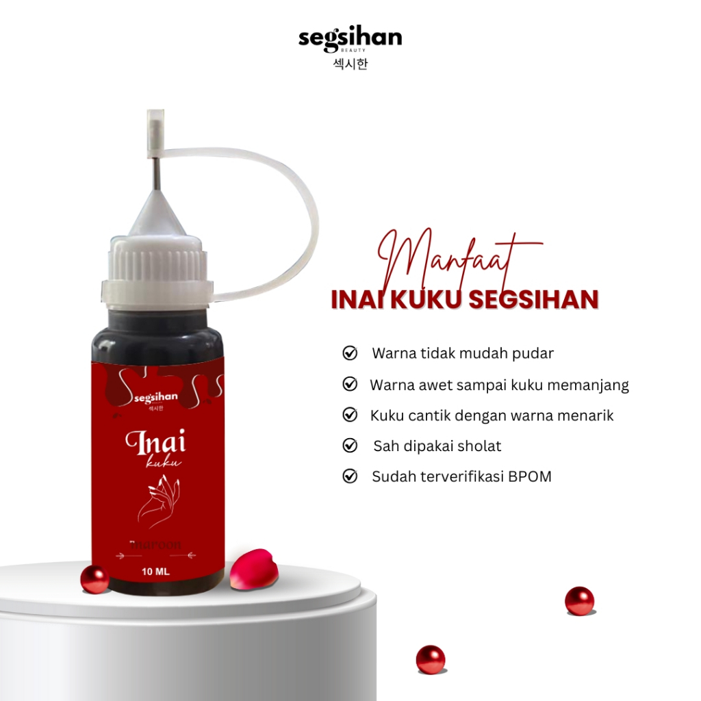 Inai Kuku Muslimah Halal Murah - Inai Bpom Original 20 ML