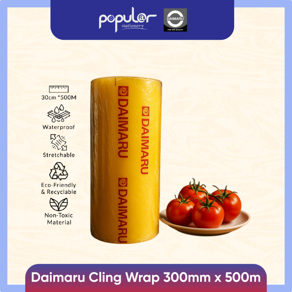 Daimaru Cling Wrap 300MMX500M | Daimaru Cling Wrap 300MM X 500M | Plastik Pembungkus Makanan Food Gr