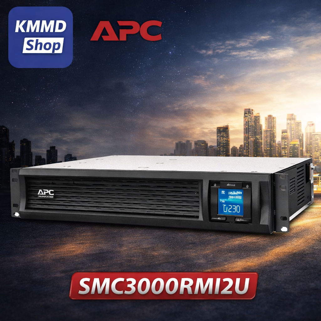 SMC3000RMI2U APC Smart-UPS C, Line Interactive, 3kVA, Rackmount 2U, 230V, 8x IEC C13+1x IEC C19 outl