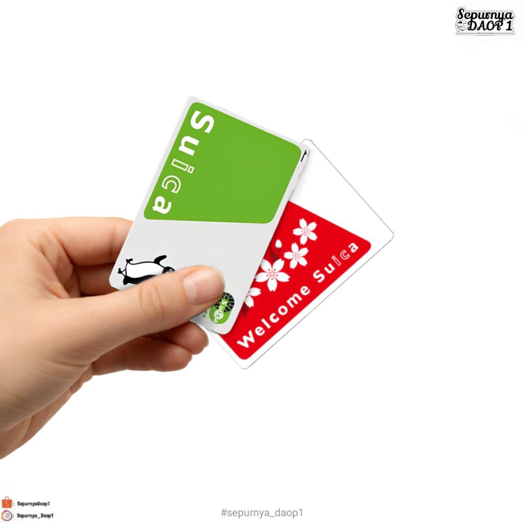 E-Toll Custom gambar IC Card Suica