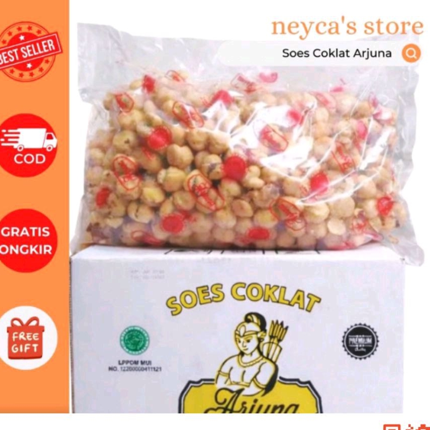 soes coklat arjuna 1kardus 2kg