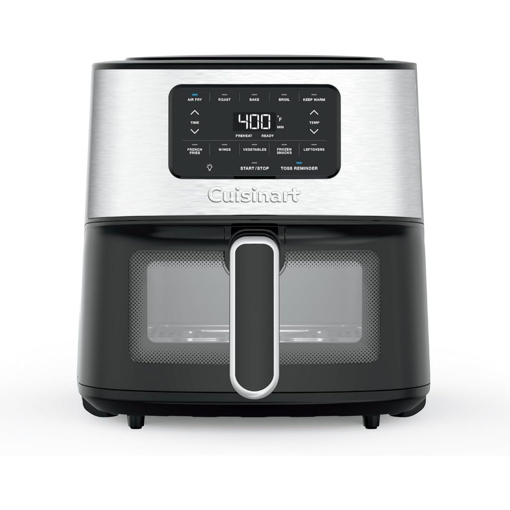 Cuisinart Air Fryer, 6-Quart Basket Large Fryer with 5 Cooking Functions to Roast
