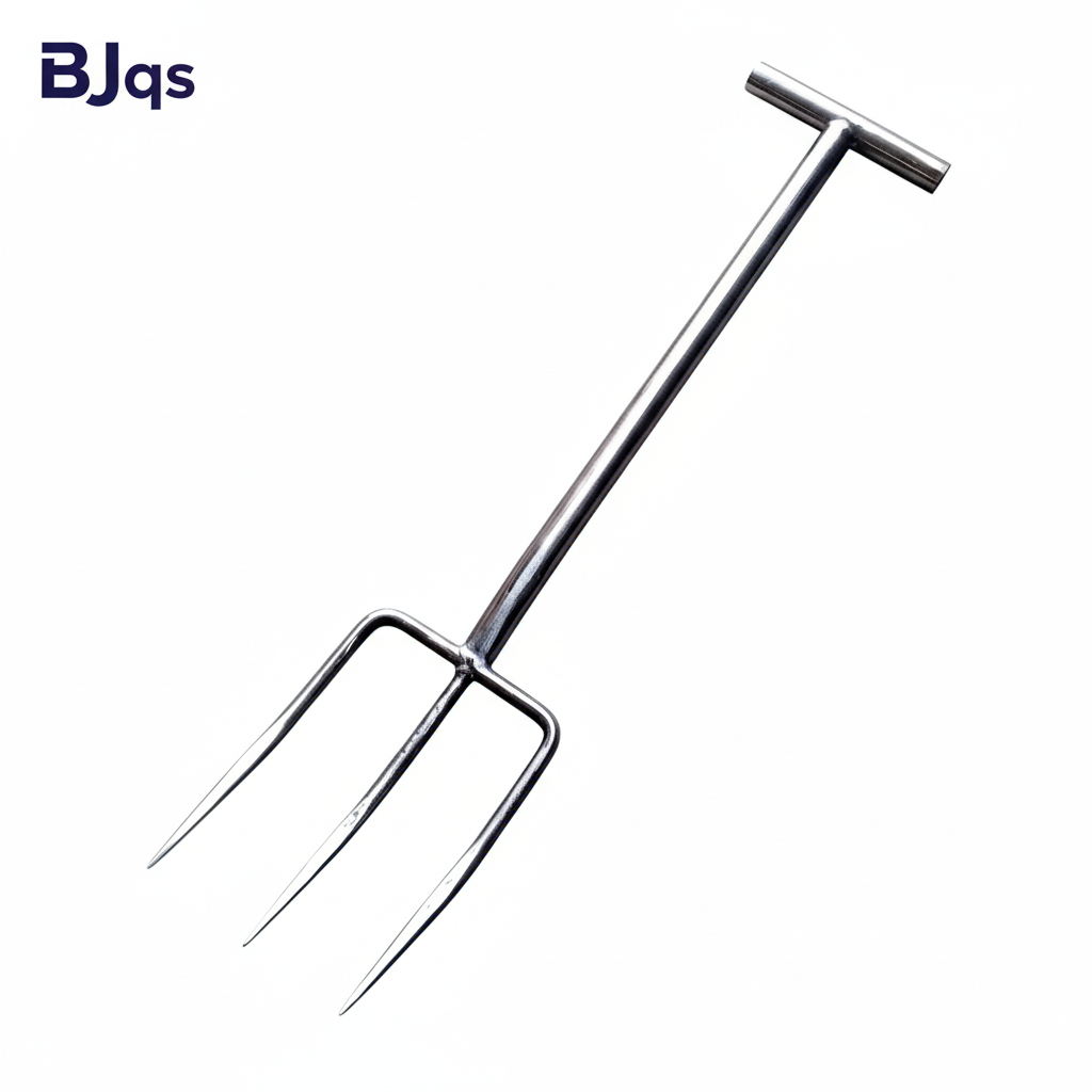 Garpu Tanah / Garpu Injak Tanah Bahan Baja Per Asli Gigi 3 Tebal Anti Patah