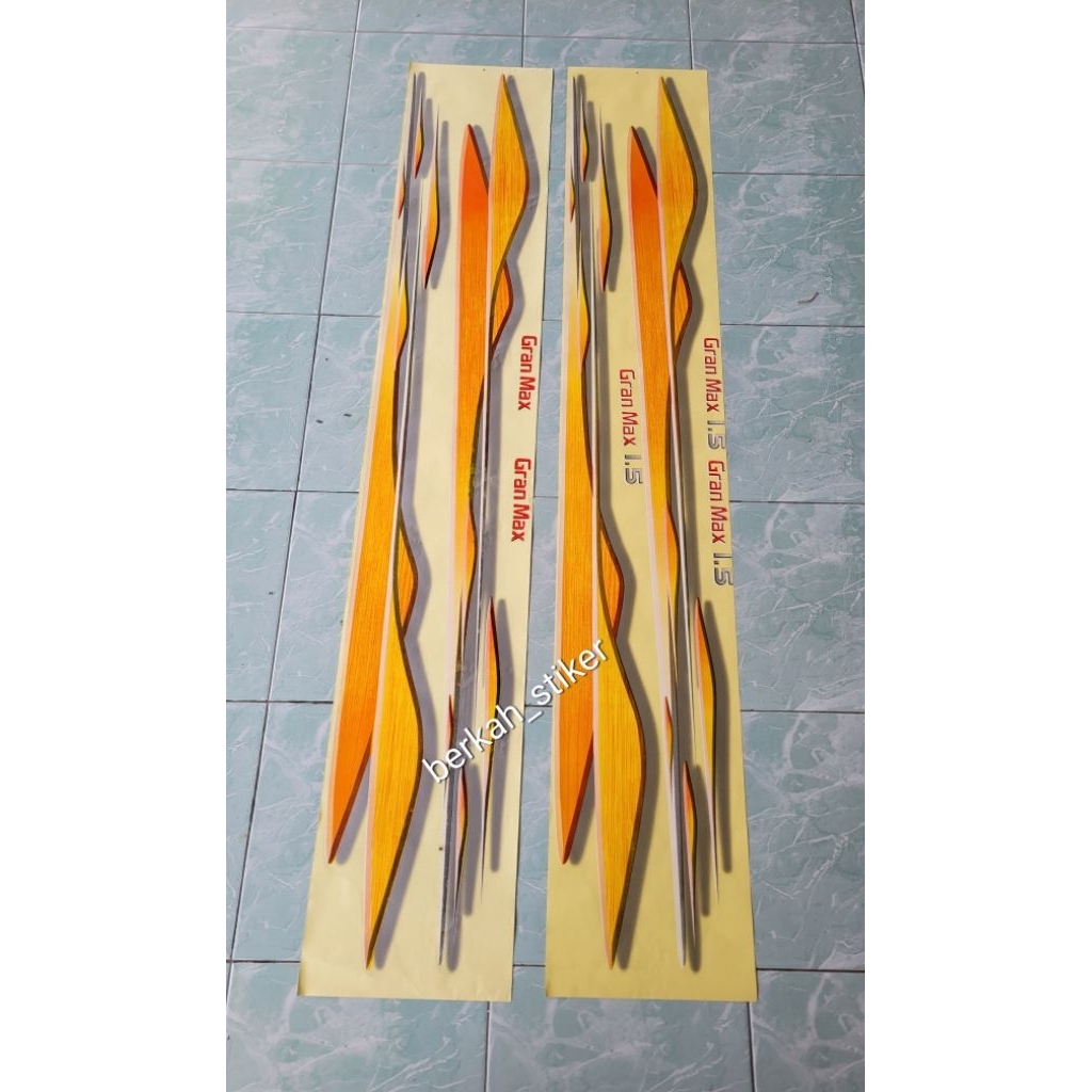 stiker sticker dahatsu gran max pick up 1.5/sticker gran max 1.3  pick up/stiker dahatsu gran max pi