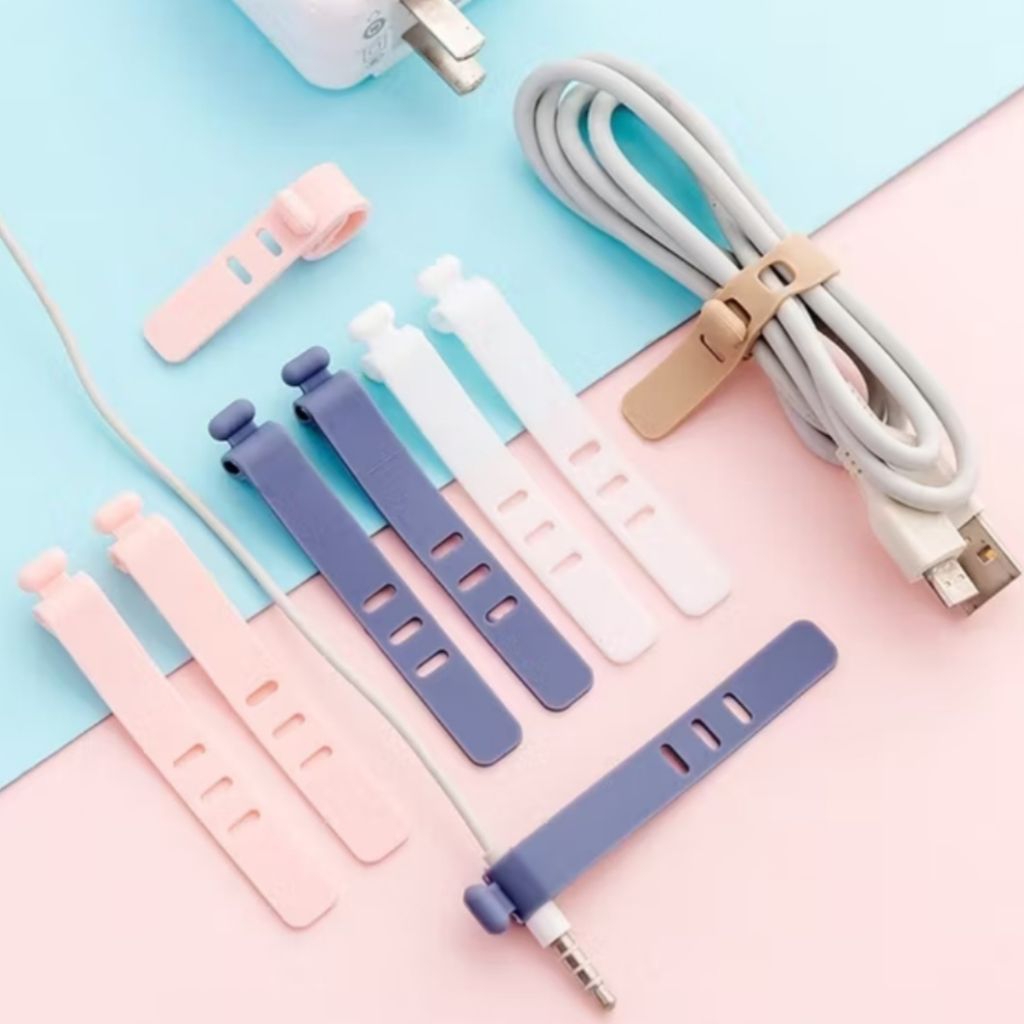 Qreinashop Pengikat Kabel Charger Silicon