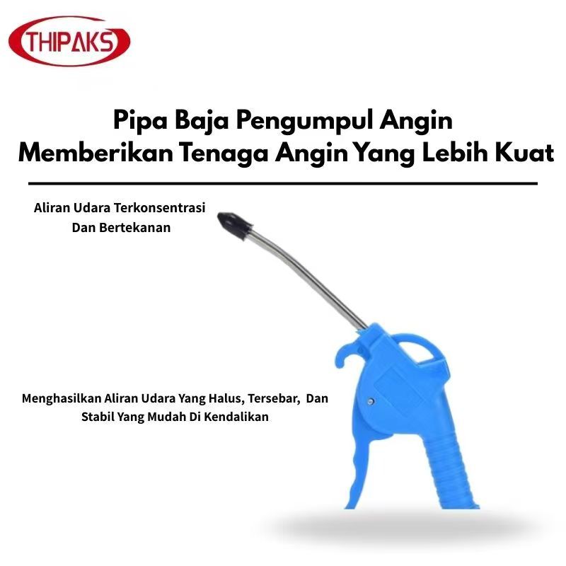 Air Blow Gun Kompresor Coupler Duster Semprot Angin Industri 1/4 Inci