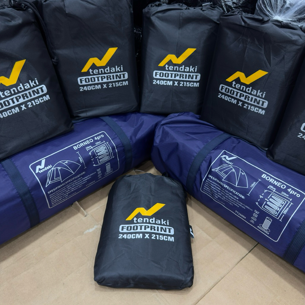 FOOTPRINT TENDAKI ALAS TENDA BORNEO 4 PRO 4P FOOT PRINT