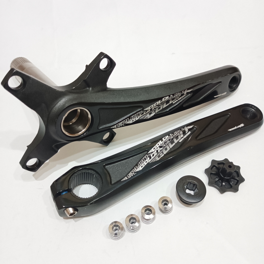 Crankset 175mm bcd 104 Goldix Crankset BMX