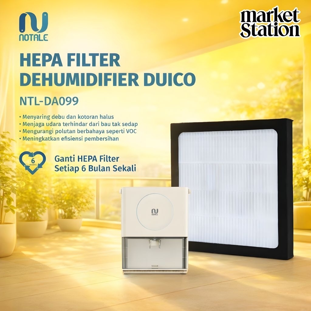 Replacement HEPA Filter Dehumidifier with Air Purifier Notale Duico