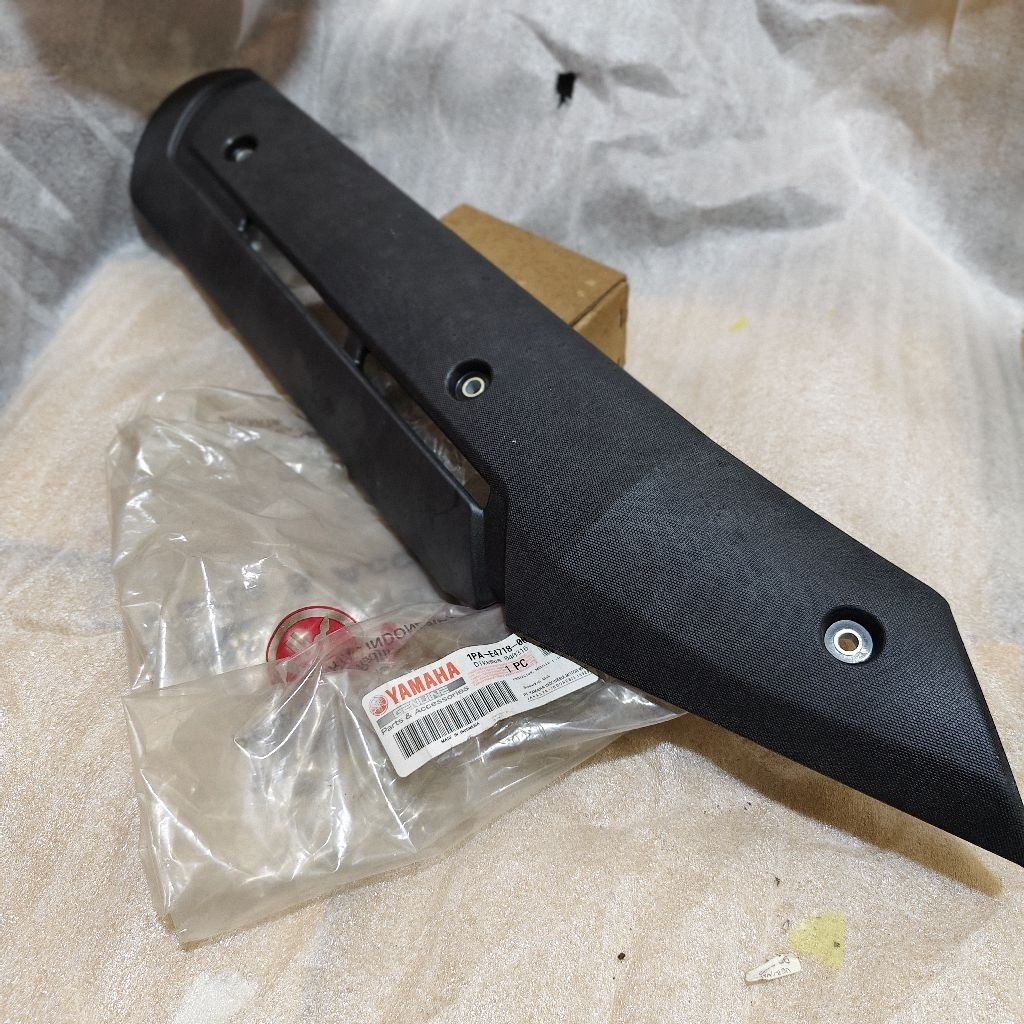 tameng knalpot Yamaha Vixion NVL NVA 1PA protector muffler tutup silincer selenser cover safety peli