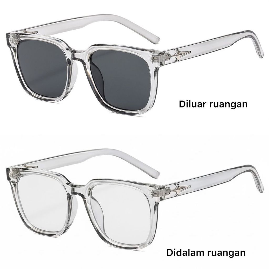 Kacamata Bluray Photocromic Photobrown Bluecromic Bluecromic Night Drive Lensa Optik