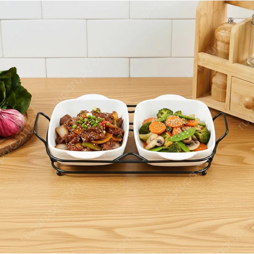 Informa serving casserole wadah saji prasmanan  keramik