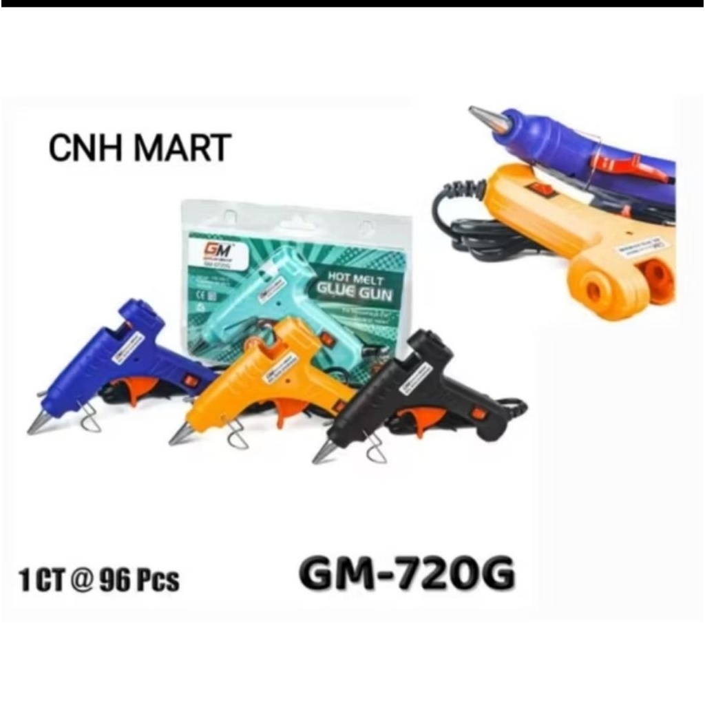 Lem Tembak GM ON - OFF - Mesin Lem Tembak Kecil GM - 0720 G 20 Watt - Glue Gun Kecil 20 Watt GM