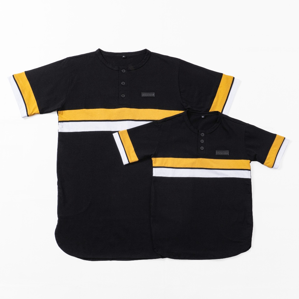 Kurta Couple Kombinasi | Kurta Ayah dan Anak | Black