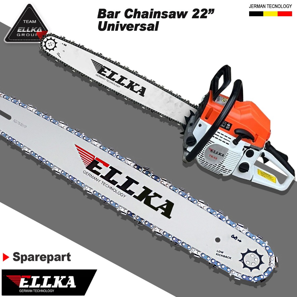Guide Bar Chainsaw 20/22/24 inch Laser Untuk Mesin Gergaji Kayu