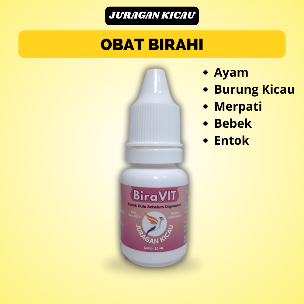 Biravit Juragan Kicau 10ml Obat Birahi Ayam Burung Kicau Merpati Untuk Jantan Dan Betina