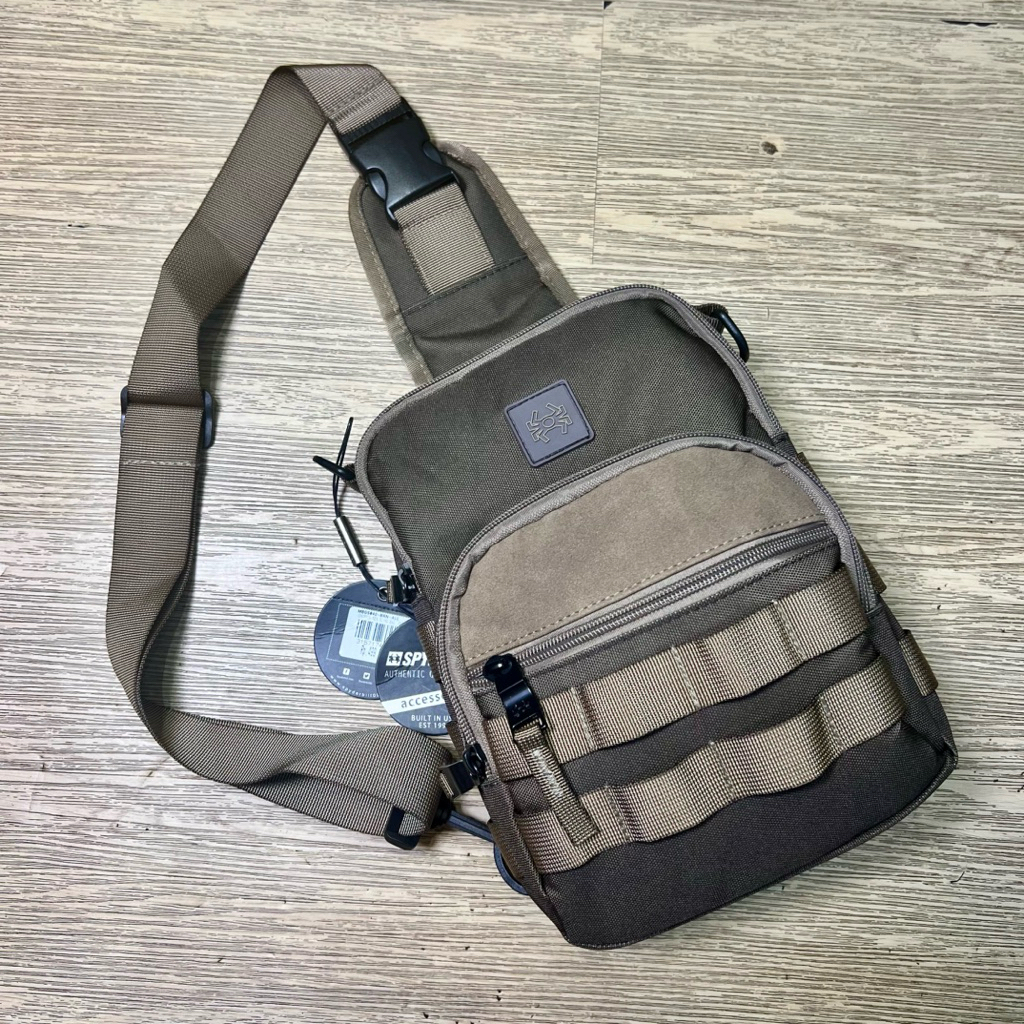 Spyderbilt Tas Slempang Pria Venemous Brown
