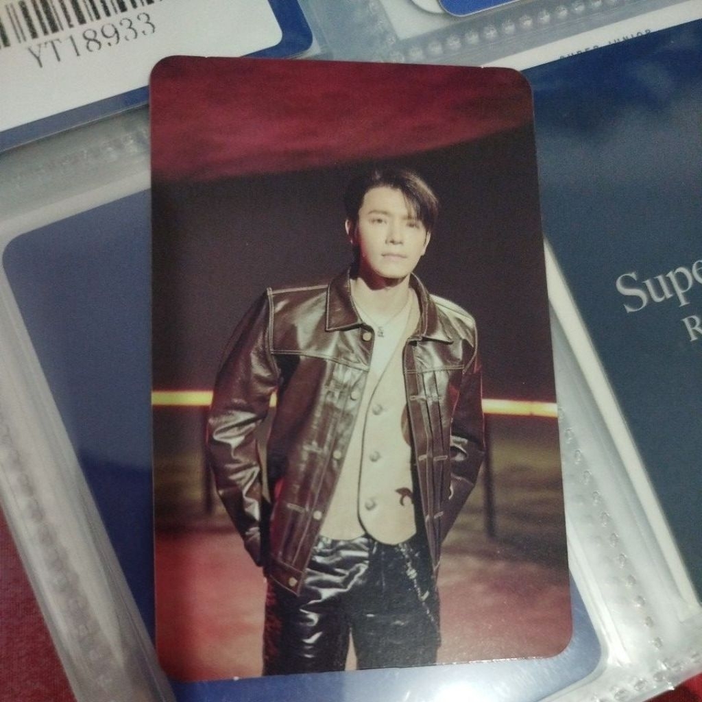 donghae super junior photocard
