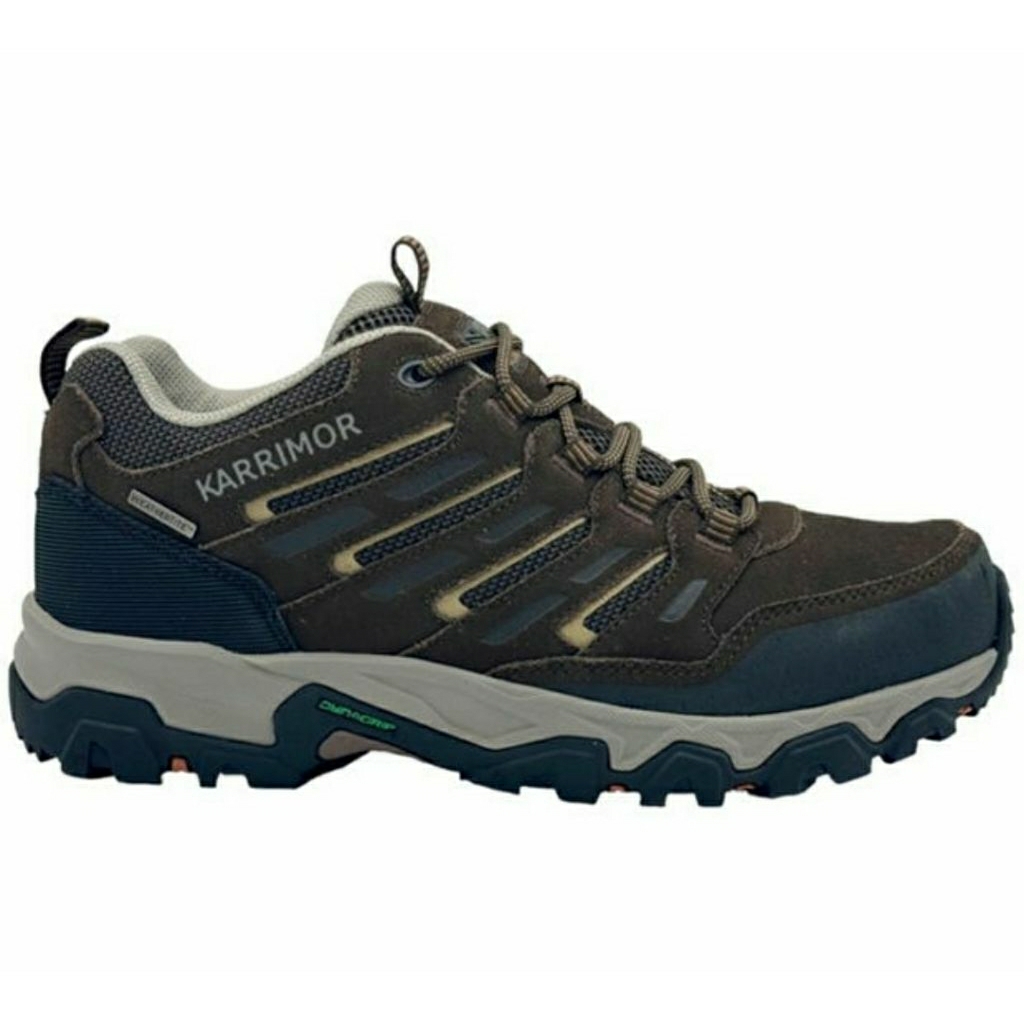 KARRIMOR MOUNT WATERPROOF WALKING SHOES MEN'S BROWN SEPATU GUNUNG HIKING TREKKING TRAVELING ORIGINAL