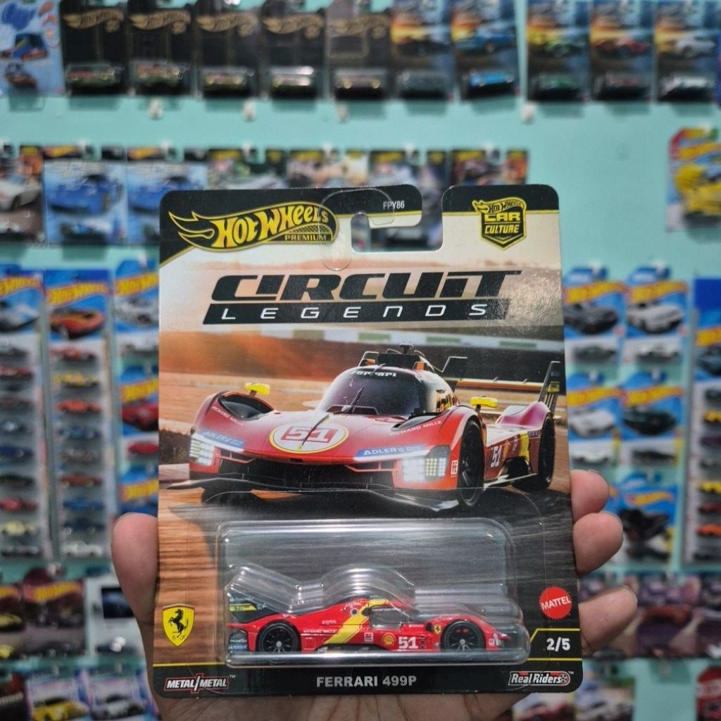 HOT WHEELS PREMIUM CIRCUIT LEGENDS FERRARI 499P