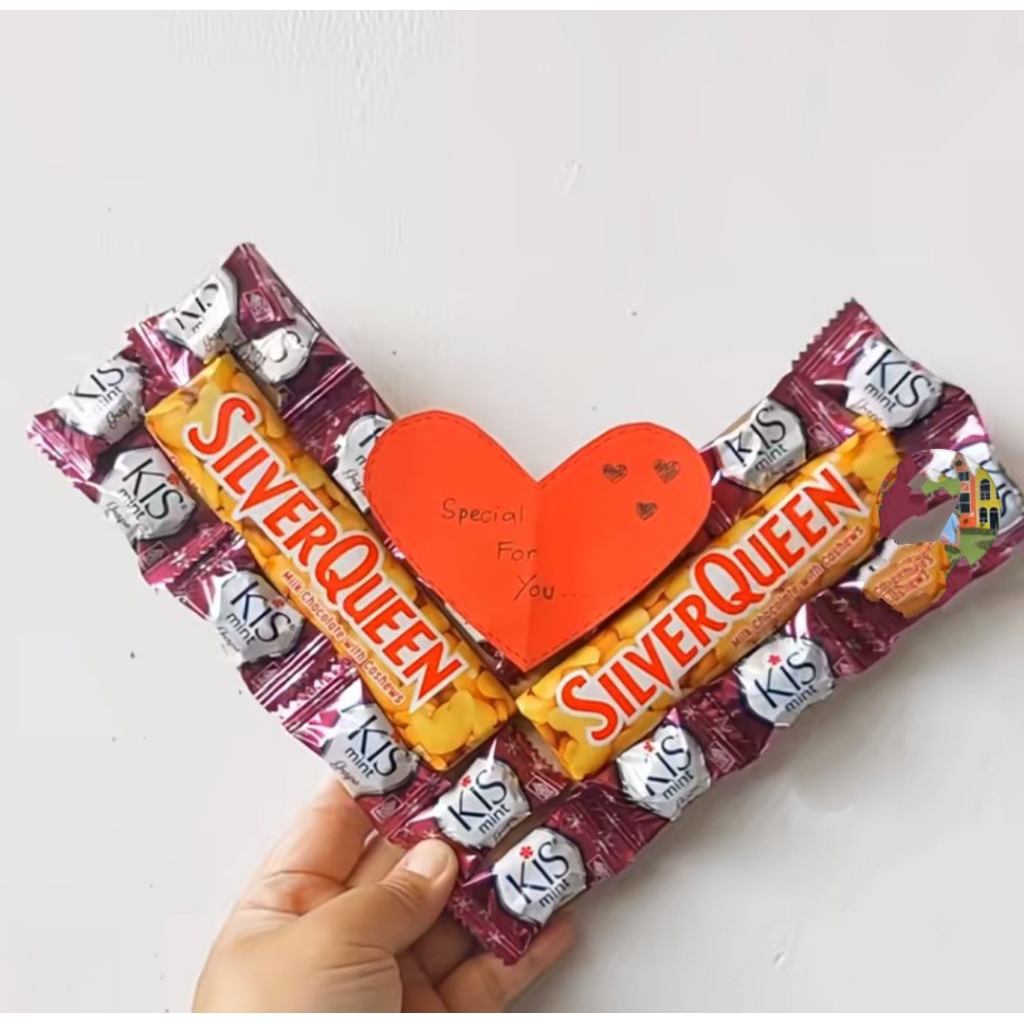 GIFT VALENTINE SILVERQUEEN LOVE Hempers Kado Silverqueen Love