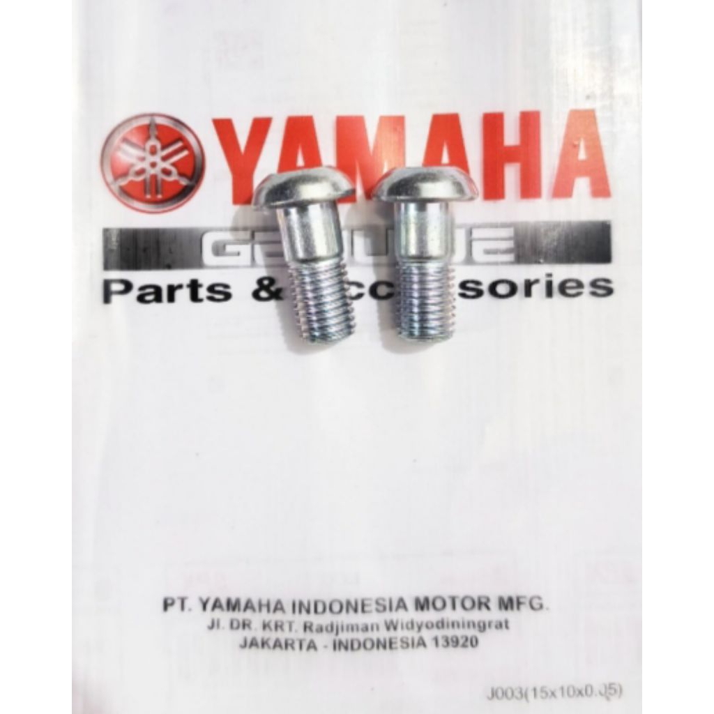 baut kaliper cakram depan Yamaha Mio M3 isi 2
