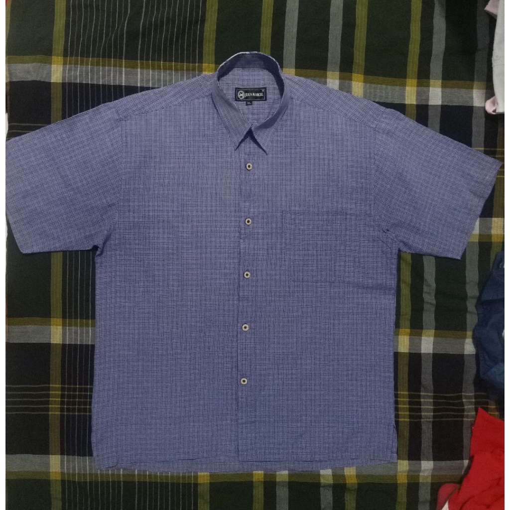 Kemeja Gingham Jean Marcel SZ M (minus kikis)