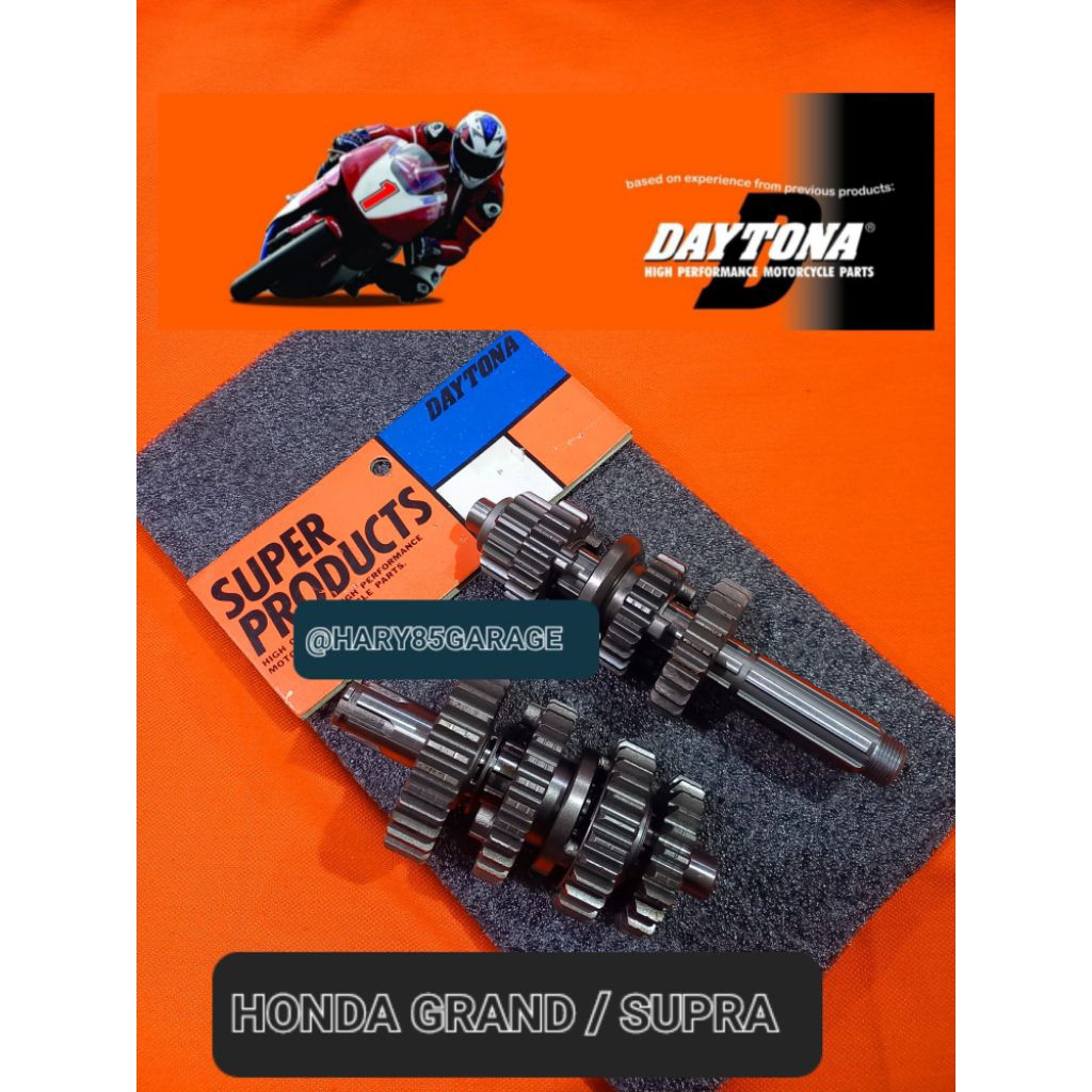 GEAR GIR RATIO RASIO DAYTONA RACING HONDA SUPRA ORIGINAL