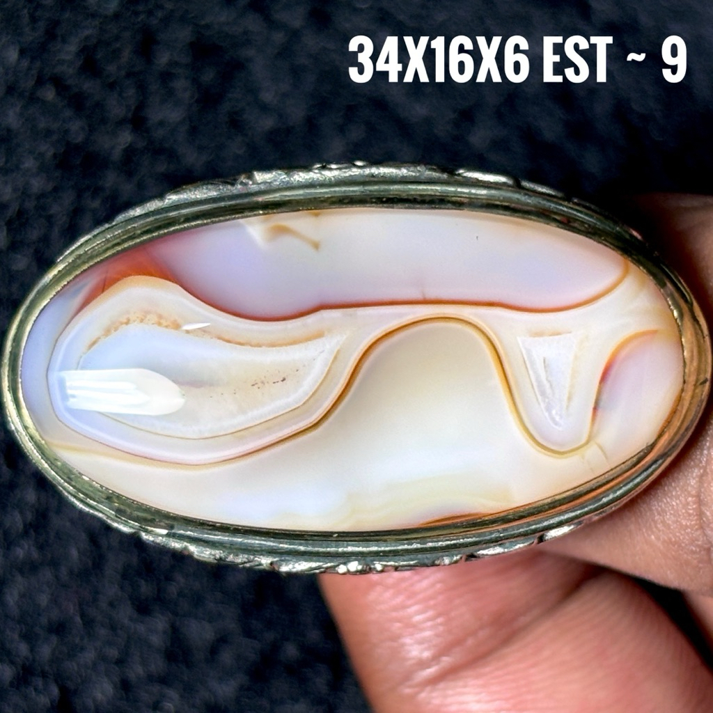 NATURAL BATU AKIK MOTIF IKAN