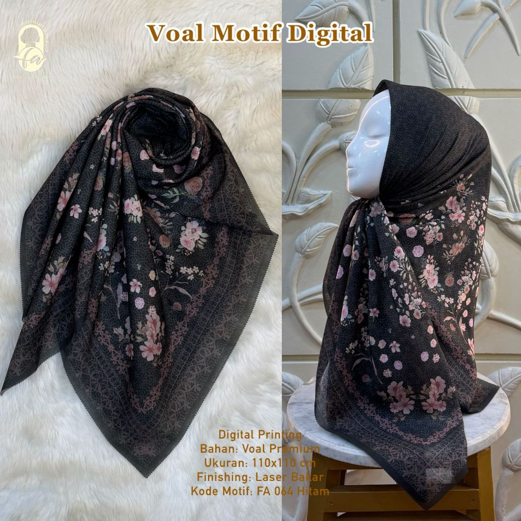 Farsya Adeeva - Voal Motif Digital LC FA 064