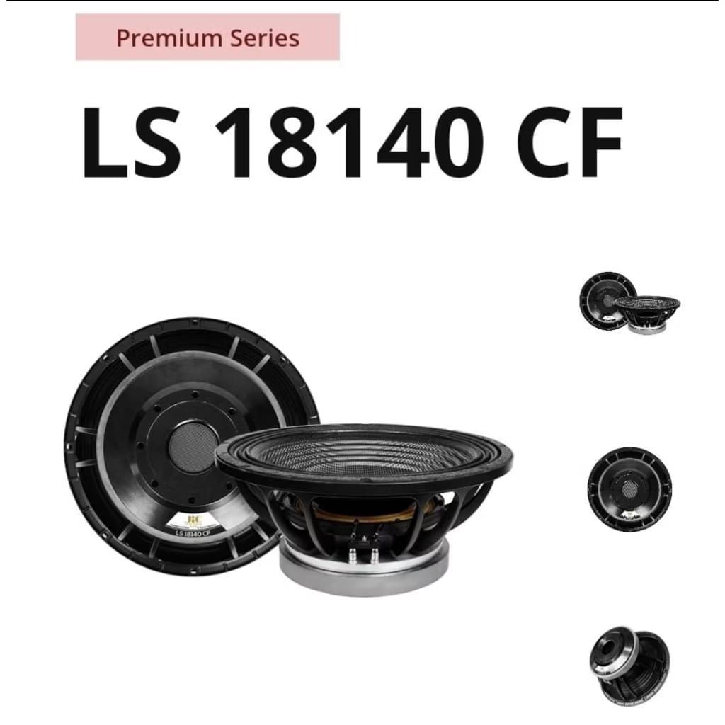 SPEAKER JIC 18 INCH  LS 18140 CF/CARBON