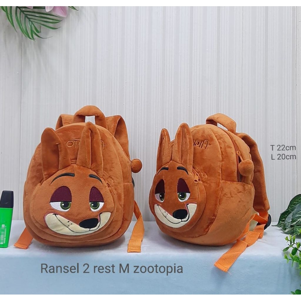 Ransel Anak Zootopia Halus